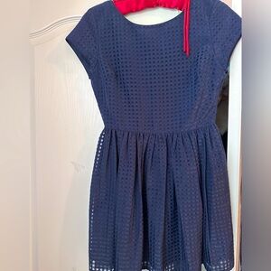 Navy Blue flared short dress